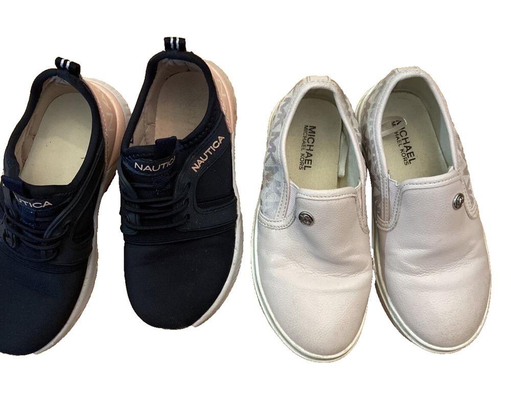 Michael Kors & Nautica Girls Slip on Shoes US Size 10